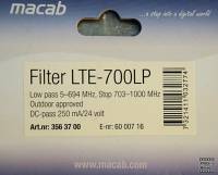 Skön fricampingtur, LTE/4G/GSM filter, Filter LTE-700LP LTE/4G/GSM filter