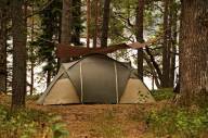 Kalvholmens Camping, Skogscamping t�lt