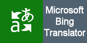 Länk Microsoft Bing Translator'