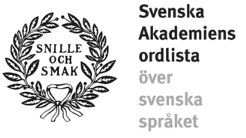 L�nk SAOL, Svenska Akademins OrdLista'